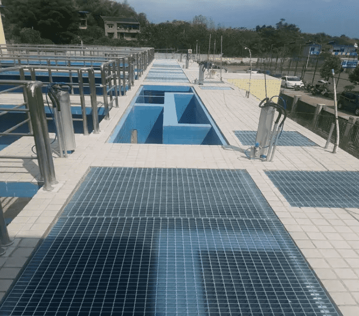 污水处理厂搭载格栅板平台价格厂家批发